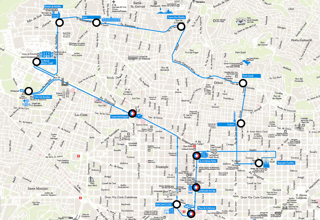 Barcelona Bus Turistic Blue Route