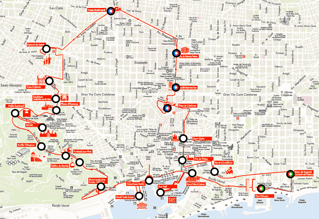 Barcelona Bus Turistic Red Route